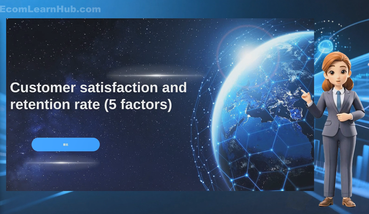 Amazon Course 04 Five Key Factors Of Customer Satisfaction & Retention Rate