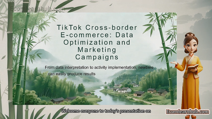TikTok Course Tiktok Cross-border Ecommerce Data Optimization and Marketing Campaigns