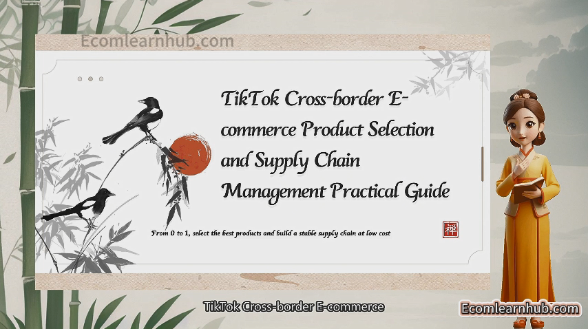 TikTok Course Tiktok Cross-border Ecommerce Product Selection and Supply Chain Managemen Practical Guide